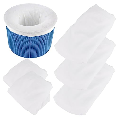 BESTonZON 1 Satz Pool Filter Ultrafeinem Wiederverwendbare Skimmer Für Poolfilter Schützt Die Pumpe Und Verlängert Die Filtersystems 5 Stück von BESTonZON