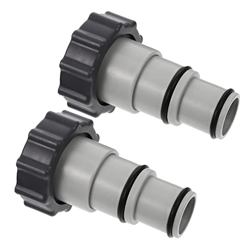 BESTonZON 1 Satz Poolschlauch Adapter Für Schläuche Ersatzschlauch Für Filterpumpen Kompatibel Mit Plunger Ventilen Hochwertigem Material Installieren Und Langlebig 2 Stück von BESTonZON