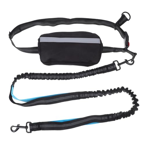 BESTonZON 1 Satz Reflektierende Hundeleine mit Integrierter Tasche für Mittelgroße und Große Haustiere Spazieren Joggen und Laufen von BESTonZON