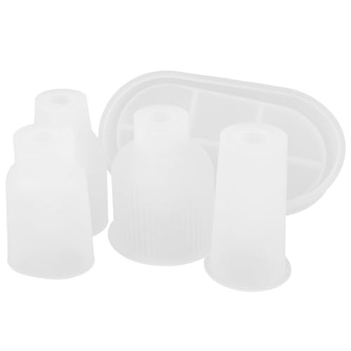 BESTonZON 1 Satz Wiederverwendbaren Silikonformen für DIY Blumenvase und Tabletts Epoxidharz Gießform für Kreative Blumenarrangements und Vasenprojekte von BESTonZON