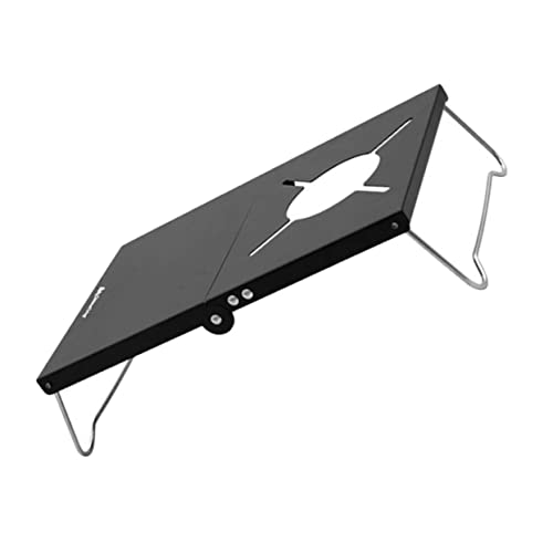BESTonZON 1 Stück Camping Klapptisch Tragbarer Faltbarer Grilltisch für Outdoor Aktivitäten für Camping Belastbar und Praktisch zur Organisation von Kochgeschirr und Küchengeräten von BESTonZON