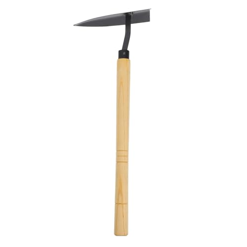BESTonZON 1 Stück dreieckige Holzhacke ergonomisch Landwirtschaft anpflanzen gemüsegarten gartenkultivator Plants multifunktionswerkzeug Handhacken Unkraut jäten Handbagger Werkzeug hölzern von BESTonZON