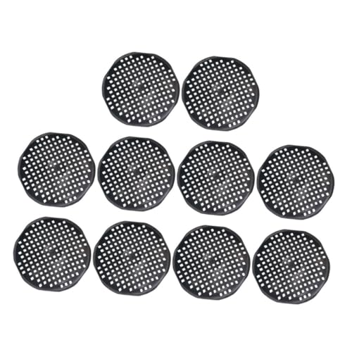 BESTonZON 10 Stück Blumentopf Mesh Pads Atmungsaktive Drainage Matte für Pflanzkübel für Bonsai und Sukkulenten Effektiver Schutz gegen Erdeverluste von BESTonZON