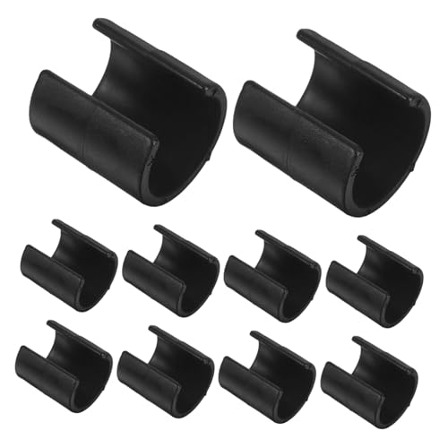 BESTonZON 10 Stück Fußball Fahnenmast Clips Rutschfeste Clips für Fußballtraining Agility Training und Feldmarkierung Stabile Verbindung für Verbesserten Trainingserfolg von BESTonZON