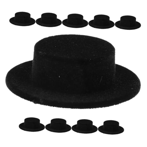 BESTonZON 10 Stück Miniatur Puppenhüte für Bastelarbeiten DIY Weihnachtsdekor Flockenmaterial Sicher für Schulprojekte und Partybedarf BESTonZON 10 Stück Miniatur Puppenhüte für Bastelarbeiten DIY Weihnachtsdekor Flockenmaterial Sicher für Schulprojekte und Partybedarf von BESTonZON