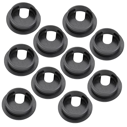 BESTonZON 10 Stück Schwarze Schreibtischtülle Garnelenschäler Kabelmanagement Kabeltülle Transparente Kabelorganisation Verriegelungsklammern Schwarze Niederspannungs Büro BESTonZON 10 Stück Schwarze Schreibtischtülle Garnelenschäler Kabelmanagement Kabeltülle Transparente Kabelorganisation Verriegelungsklammern Schwarze Niederspannungs Büro von BESTonZON