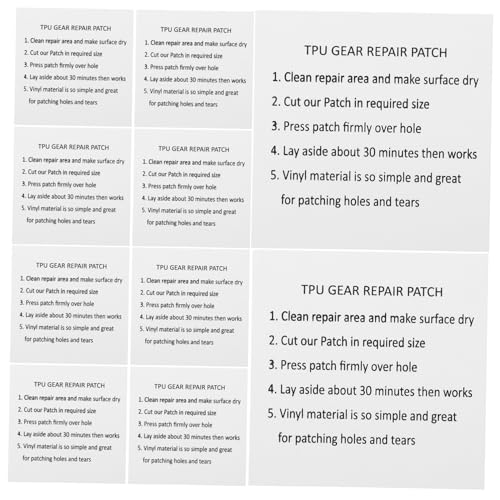BESTonZON 10 Stück TPU Reparatur Patch für Aufblasbare Produkte Selbstklebende Reparaturaufkleber für und und Langlebig BESTonZON 10 Stück TPU Reparatur Patch für Aufblasbare Produkte Selbstklebende Reparaturaufkleber für und und Langlebig von BESTonZON