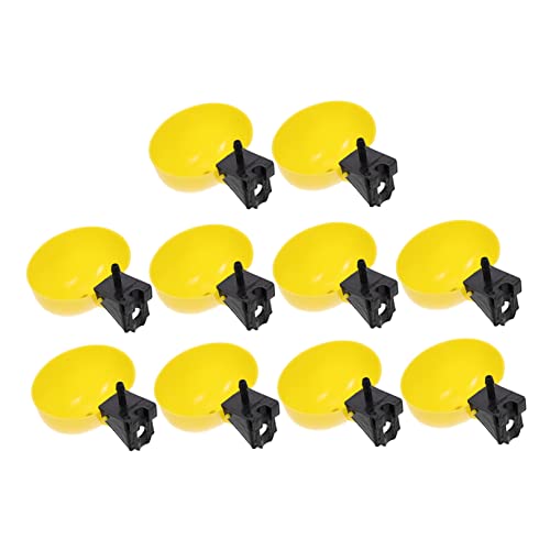 BESTonZON 10 Stück Teiliges Automatisches Wasserspender Hochwertigem Auslaufsicher für Tauben Wachteln Papageien und Kleine Vögel Praktische Vogeltränke Einfach zu Montieren Langlebig BESTonZON 10 Stück Teiliges Automatisches Wasserspender Hochwertigem Auslaufsicher für Tauben Wachteln Papageien und Kleine Vögel Praktische Vogeltränke Einfach zu Montieren Langlebig von BESTonZON