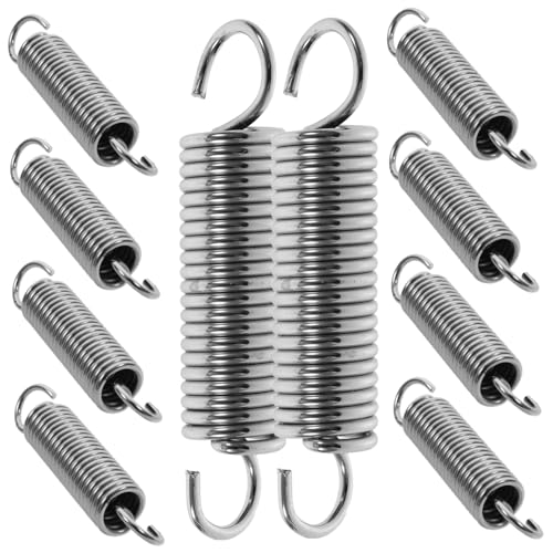 BESTonZON 10 Stück Teiliges Edelstahl Zugfedern mit Haken für Baumscheren Rostfrei Flexibel und Bruchsicher Starke Ersatzfedern für Gartenscheren Einfache Anbringung Langlebig und Robust BESTonZON 10 Stück Teiliges Edelstahl Zugfedern mit Haken für Baumscheren Rostfrei Flexibel und Bruchsicher Starke Ersatzfedern für Gartenscheren Einfache Anbringung Langlebig und Robust von BESTonZON