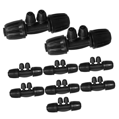 BESTonZON 10 Stück Teiliges Landwirtschaftliche Tropfbewässerung Vierwege Verbindungsstück Steckbarbarbed Tee Fitting Schnelle Installation ohne Werkzeug Gartenbewässerungssystem Zubehör BESTonZON 10 Stück Teiliges Landwirtschaftliche Tropfbewässerung Vierwege Verbindungsstück Steckbarbarbed Tee Fitting Schnelle Installation ohne Werkzeug Gartenbewässerungssystem Zubehör von BESTonZON