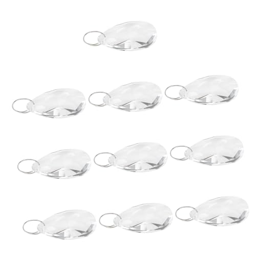BESTonZON 10 Stück Teiliges Netzförmige Klare Kristallanhänger Hochtransparent Kristallprismen Hängende Dekoration für Kronleuchter Lampen DIY Beleuchtung Zubehör BESTonZON 10 Stück Teiliges Netzförmige Klare Kristallanhänger Hochtransparent Kristallprismen Hängende Dekoration für Kronleuchter Lampen DIY Beleuchtung Zubehör von BESTonZON
