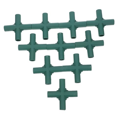 BESTonZON 10 Stück Teiliges PVC Flexibler Kunststoff-vierwege-verbinder für Gewächshausrahmen Vielseitiger Anschluss für Gartenschläuche und Diy-bewässerungssysteme BESTonZON 10 Stück Teiliges PVC Flexibler Kunststoff-vierwege-verbinder für Gewächshausrahmen Vielseitiger Anschluss für Gartenschläuche und Diy-bewässerungssysteme von BESTonZON
