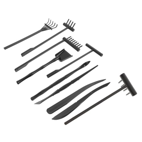 BESTonZON 10 Stück Teiliges Zen Gartenwerkzeug Langlebige Mini Sandrechen für Desktop Meditation Wiederverwendbar Präzise Verarbeitung für Japanische Sandkästen Geschenk für Zen Liebhaber BESTonZON 10 Stück Teiliges Zen Gartenwerkzeug Langlebige Mini Sandrechen für Desktop Meditation Wiederverwendbar Präzise Verarbeitung für Japanische Sandkästen Geschenk für Zen Liebhaber von BESTonZON