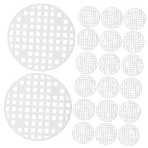 BESTonZON 100 Stück Blumentopf Mesh Pads Weiß Atmungsaktive Drainagematten für Bonsai und Keramikpflanzgefäße Verhindern Bodenaustritt Vielseitige Abflussgitter für Innen Außenbereich BESTonZON 100 Stück Blumentopf Mesh Pads Weiß Atmungsaktive Drainagematten für Bonsai und Keramikpflanzgefäße Verhindern Bodenaustritt Vielseitige Abflussgitter für Innen Außenbereich von BESTonZON