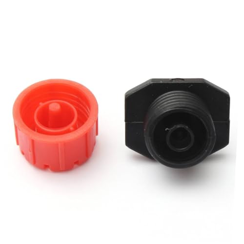 BESTonZON 100 Stück Teiliges Micro Irrigation Sprinkler mit Einstellbaren Tropfern Wasserverteiler Verstellbarer Wasserdurchfluss Kompatibel mit Schläuchen Wiederverwendbar und Waschbar von BESTonZON