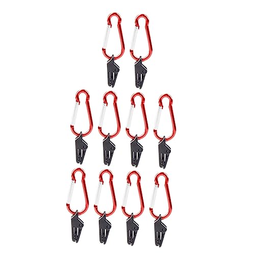 BESTonZON 10Stücke Outdoor Zeltklammern Multifunktionale Planenbefestigung für Zelte Windschutz und Markisen Robustem für Camping von BESTonZON