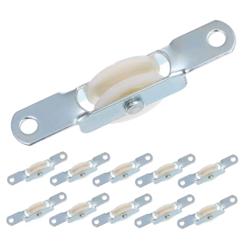 BESTonZON 12 Stück Outdoor Sonnenschirm Ersatzteile mit Robustem Zugseil-Pulley-Halter Wetterfester Garten Schirmhalter für Stabile Befestigung und Windfesten Schutz bei Sonnenschirmen von BESTonZON