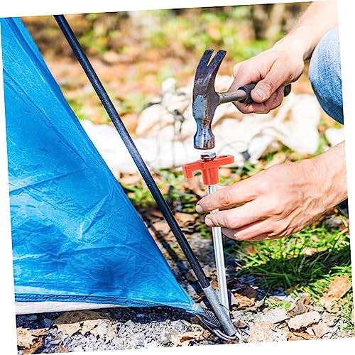BESTonZON 12 Stück Teiliges Schwere Zeltheringe aus Stahl Verstärkt und Verlängert Windfeste Camping Heringe für Zelt Markise Pavillon Geeignet für Rasen und EIS Praktische Einfach zu von BESTonZON