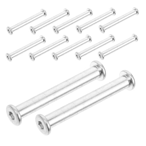 BESTonZON 12 Stück Teiliges Wetterfester Patio Sonnenschirm Schrauben Handkurbel-Befestigung für Vielseitige Gartenschirme Langlebige Ersatzteile Kompatibel mit Mehreren Modellen von BESTonZON