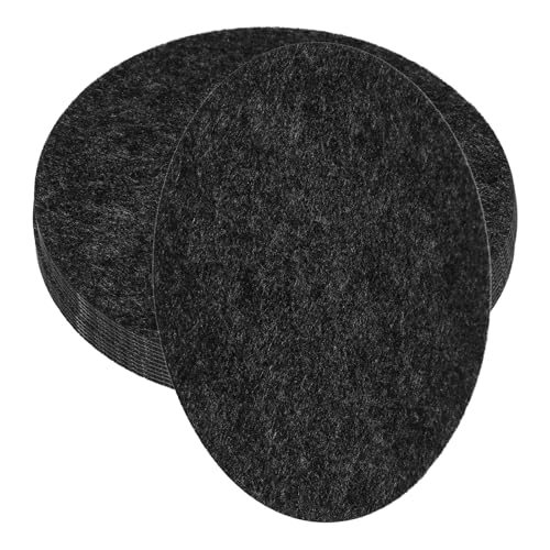 BESTonZON 12 Stück Filz Tellerteiler Tellertrenner Teller Schutzmatten Für Porzellan Geschirr, Dunkelgrau, 26,7 X 26,7 X 0,1 Cm von BESTonZON
