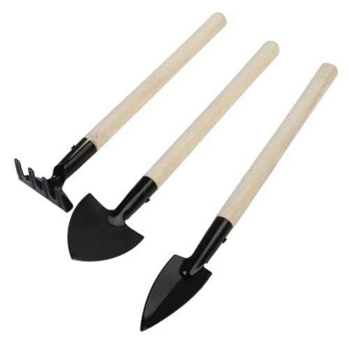BESTonZON 13 Stück Teiliges Mini Gartenhandwerkzeug Set für Sukkulenten und Bonsai Vielseitiges Umpflanz Pflegetool mit Gebogenem Wassersprüher Luftbläser Schaufel Pinzette Schere Pinsel von BESTonZON
