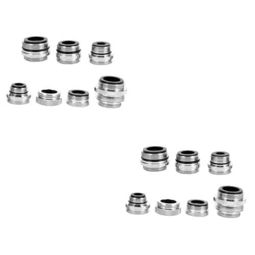 BESTonZON 14 Stk Adapter Messing Wasserhahn Spülenbelüfter tauschen Badewannenarmatur Wasserfilter waschbecken armaturen wasserleitung Metall Suite Kupferschlauch BESTonZON 14 Stk Adapter Messing Wasserhahn Spülenbelüfter tauschen Badewannenarmatur Wasserfilter waschbecken armaturen wasserleitung Metall Suite Kupferschlauch von BESTonZON