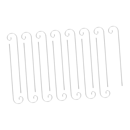 BESTonZON 15 Stück Teiliges Gartenset Shepherd Hooks aus Robustem Metall Wetterfeste Pflanzen Laternenhaken mit Erdspieß Dekorative Gartenstecker für Blumen Kletterpflanzen und Laternen im von BESTonZON