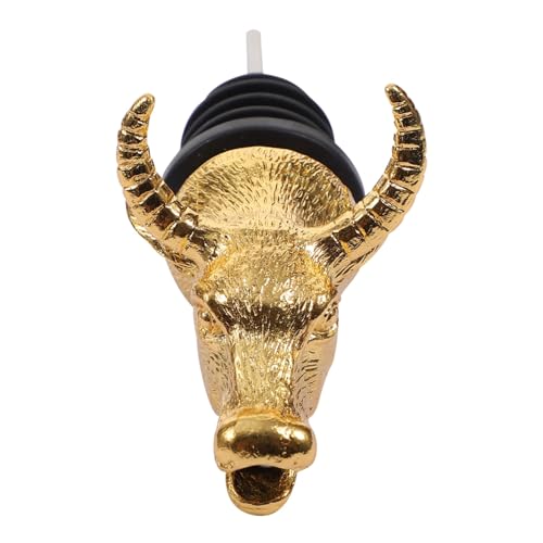 BESTonZON 1Stk Stierkopf-Weinführer Weinverschluss Ausgießer Kuh Weinausgießer weineinschenker wine bottle stopper Bier Geschenke Flüssigkeitsbelüfter Tiere Weinflaschenausgießer Weinschrank BESTonZON 1Stk Stierkopf-Weinführer Weinverschluss Ausgießer Kuh Weinausgießer weineinschenker wine bottle stopper Bier Geschenke Flüssigkeitsbelüfter Tiere Weinflaschenausgießer Weinschrank von BESTonZON