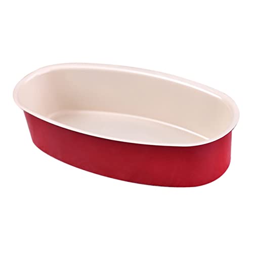 BESTonZON 1stk Backform Kochplatte Aus Keramik Westliche Futternapf Backblech Nicht- Ofenblech Kastenform Grillpfanne Für Backofen Oval Backen Brotlaib Kuchenform Kohlenstoffstahl Haushalt BESTonZON 1stk Backform Kochplatte Aus Keramik Westliche Futternapf Backblech Nicht- Ofenblech Kastenform Grillpfanne Für Backofen Oval Backen Brotlaib Kuchenform Kohlenstoffstahl Haushalt von BESTonZON