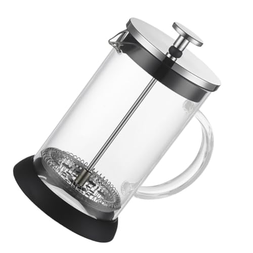 BESTonZON 1stk Kaffeemaschine Drücken Praktische Kaffeekanne Manuelle Espressopresse Teesieb Teebecher Drücken Kaffeekanne Aus Glas Kaffeetasse Druckerpresse Rostfreier Stahl BESTonZON 1stk Kaffeemaschine Drücken Praktische Kaffeekanne Manuelle Espressopresse Teesieb Teebecher Drücken Kaffeekanne Aus Glas Kaffeetasse Druckerpresse Rostfreier Stahl von BESTonZON