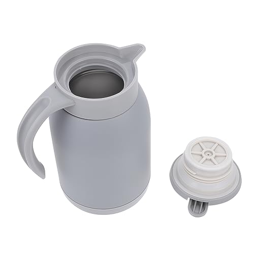 BESTonZON 1stk Thermoskanne 2 Liter Warmhaltender Wasserkocher Vakuum Kaffeekanne Aus Metall Isolierte Kaffeekanne Isolierter Kaffee Heiß Wasserflasche Edelstahl 304 Rostfreier Stahl von BESTonZON