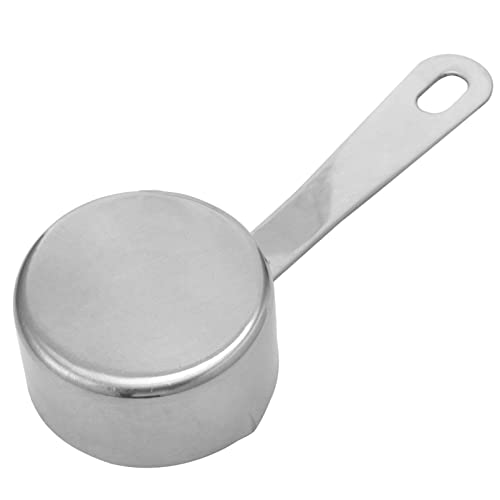 BESTonZON 1stk Topf Mini Backofen Schokoladenschmelzkartoffel. Soßenmessbecher Schokoladenschmelzpfanne Emaille Butterw?rmer. Soßenpfanne Anfassen Schach Rostfreier Stahl Baby Süssigkeit von BESTonZON