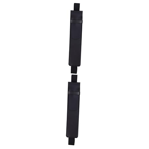 BESTonZON 2 STK Tablet Stylus Case Universelles Stiftetui Bleistifthalter für Notizbuch Tagebuchstift Pencil case Black schwarzes federmäppchen Eingabestift Stifteetui schreiben Universal- von BESTonZON