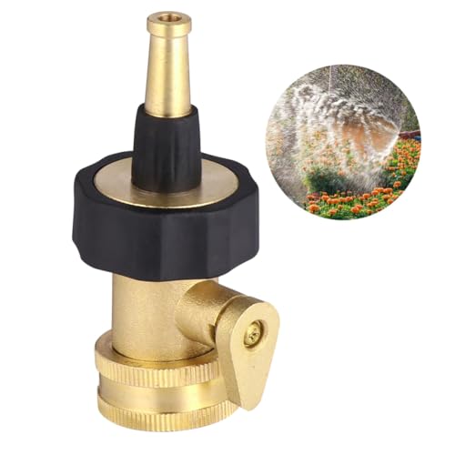 BESTonZON 2 STÜCK Messing Gartensprühdüse Set mit Absperrventil Hochdruck Jet Sweeper Sprayer Einfache Installation ohne Werkzeug Langlebig und Auslaufsicher für Gartenbewässerung und BESTonZON 2 STÜCK Messing Gartensprühdüse Set mit Absperrventil Hochdruck Jet Sweeper Sprayer Einfache Installation ohne Werkzeug Langlebig und Auslaufsicher für Gartenbewässerung und von BESTonZON