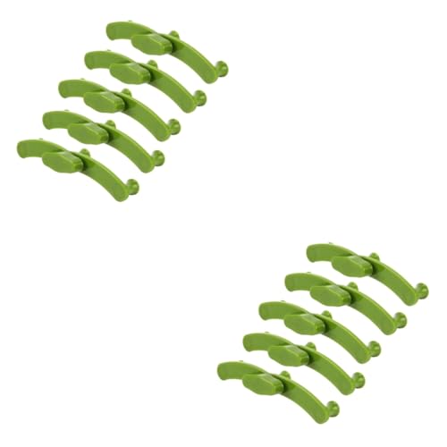 BESTonZON 2 Sätze Pflanzenbieger Clips Verstellbare Kunststoff Zum Trainieren Von Pflanzenstämmen Für Formgebung Und Wuchsrichtung Im Garten Für Obstbäume Und Bonsai 5 Stücke * 2 von BESTonZON