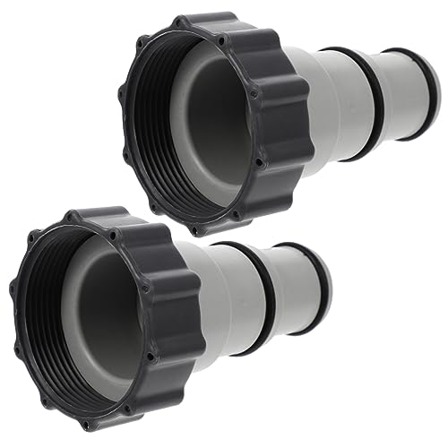 BESTonZON 2 Sätze Pool Schlauchadapter Für Pumpen Austauschbare Verbindungsteile Für Schlauchanschlüsse Kompatibel Gallonen Pumpen 2 Stück * 2 von BESTonZON