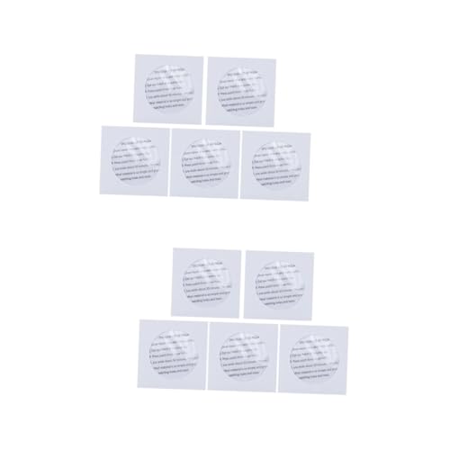 BESTonZON 2 Sätze Selbstklebende TPU Reparaturpatches Für Zelte Luftmatratzen Und Pools wasserdichte Transparente Flickentechnik Für Langlebige Und Zuverlässige Reparaturen 5 Stück * 2 von BESTonZON