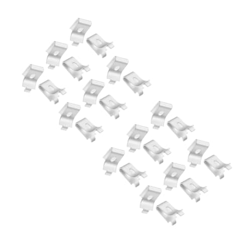 BESTonZON 2 Sätze Verstellbare Regalstützclips Aluminiumlegierung Robuste Halterungen Für Für Bücherregale Und Regalsysteme Und Langlebig 50 Stück * 2 von BESTonZON