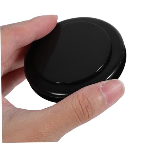 BESTonZON 2 Satz PVC Sonnenschirm Tischloch Ring und Abdeckung Robust Hitzebeständig Geeignet für Garten Terrasse Balkon Outdoor Patio Tisch Schirm Ersatzteile Schwarz von BESTonZON