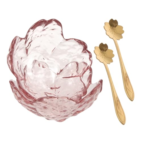 BESTonZON 2 Sets Schüssel Glas Rührschüsseln Gesichtsschüsseln Kosmetiker Masken Rührschüssel Glas Gesichtsschüsseln Schönheitssalon Schalen Zarte Gesichtsschüsseln Salon von BESTonZON