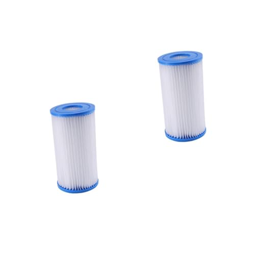 BESTonZON 2 Stck. Filter Element Ersatz vi Reinigung Wasserpumpenfilter für Schwimmbecken Schwimmbad Poolwasserfilter Abs von BESTonZON