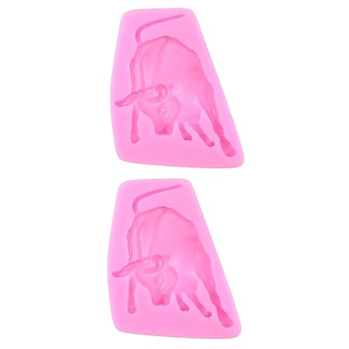 BESTonZON 2 Stk Stier Fondant Form Selber Backen Kuh Backen Tierische Silikonform Stier Süßigkeiten Ochse Figur Diy-silikon Schokoladenform Brandneues Umweltfreundliches Material Kerze 3d BESTonZON 2 Stk Stier Fondant Form Selber Backen Kuh Backen Tierische Silikonform Stier Süßigkeiten Ochse Figur Diy-silikon Schokoladenform Brandneues Umweltfreundliches Material Kerze 3d von BESTonZON