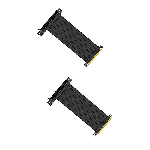 BESTonZON 2stücke Pci Riser Kabel Stabiler Adapter Verlängerung Von Grafikkarten Hochgeschwindigkeits-signalübertragung Für Pc-BAU Und Gaming-setups von BESTonZON