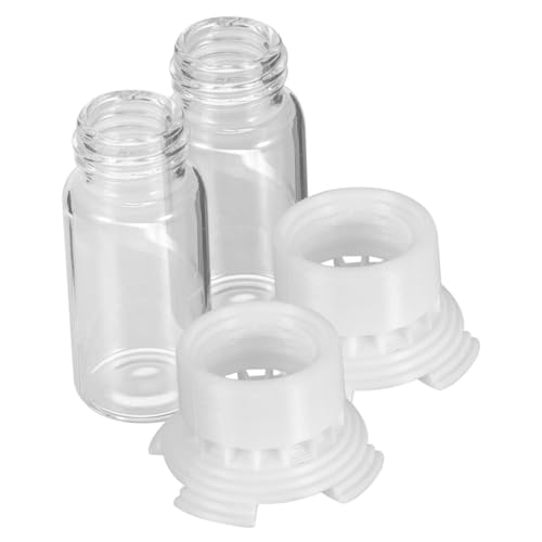 BESTonZON 2 Stück Ameisen Wasser Futterspender Transparent Wassernapf Kunststoff Ant Water Feeder Leicht Zu Reinigen Kippen Für Fütterung von BESTonZON