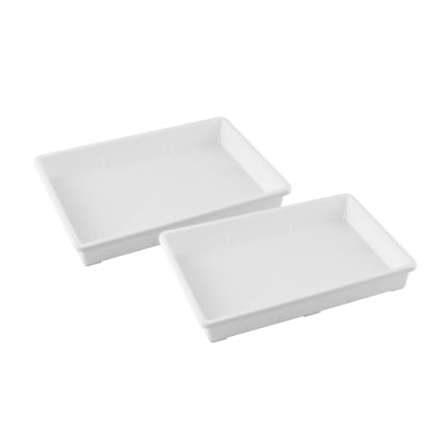 BESTonZON 2stücke Untersetzer Aus Kunststoff Für Blumentöpfe Pflanzentabletts Wasserbehälter Für Pflanzen Blumentopfuntersetzer Garten Pflanzenuntertassen Pflanzentabletts Aus von BESTonZON