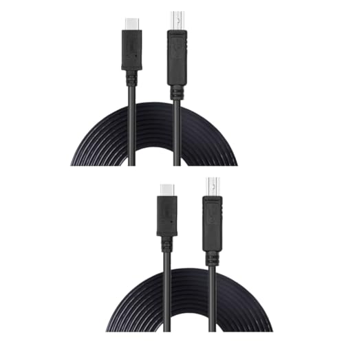 BESTonZON 2 Stück Datenkabel DSL Kabel Drucker USB Kabel Scanner Datenleitung von BESTonZON