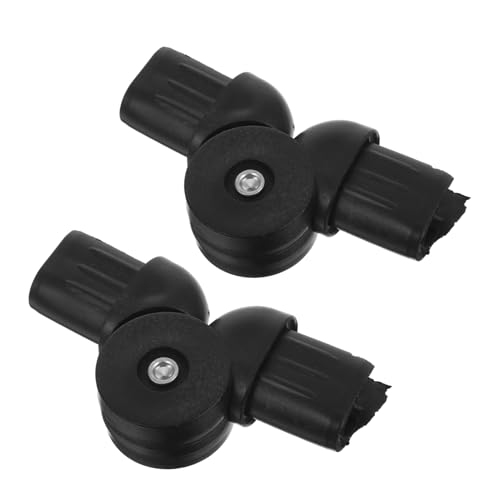 BESTonZON 2 Stück Faltbare Lounge Stuhl Zubehör Robuster Kunststoffadapter für Stabile Verbindungen Ersatzteile für Liegestühle von BESTonZON