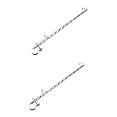 BESTonZON 2 Stück Flaggenmast für Boote Robuster Fahnenmast mit Einfacher für Yachten Segelboote und Motorboote Einsetzbar Leicht und Praktisch BESTonZON 2 Stück Flaggenmast für Boote Robuster Fahnenmast mit Einfacher für Yachten Segelboote und Motorboote Einsetzbar Leicht und Praktisch von BESTonZON
