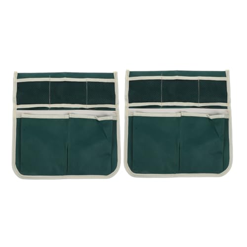 BESTonZON 2 Stück Gartenkniesitz mit Seitentaschen und Werkzeugaufbewahrungstasche Praktische Gartenbank mit Werkzeugtasche für Gartenliebhaber zur Organisation von Gartengeräten von BESTonZON
