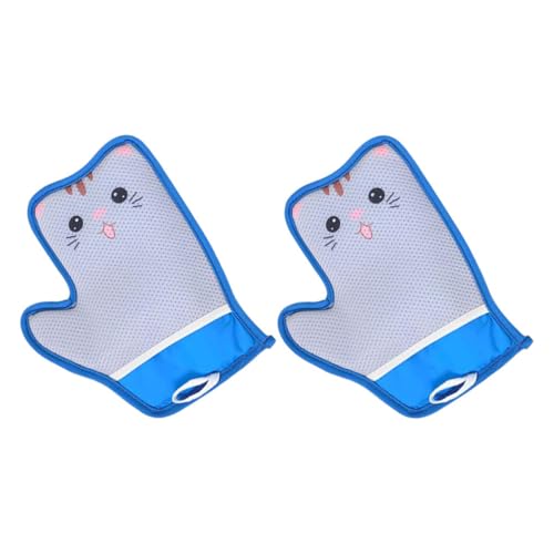 BESTonZON 2 Stück Haustierpflegehandschuhe mit Statischer Technologie Ergonomisch für Langanhaltende Nutzung Effektive Fellentfernung bei Katzen und Hunden für Kleidung Möbel Teppiche und von BESTonZON